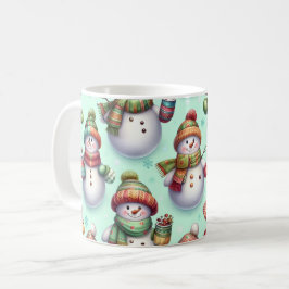 Silly Snowmen Kaffeetasse