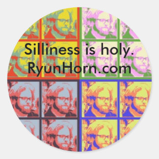 SillyPopSticker Runder Aufkleber