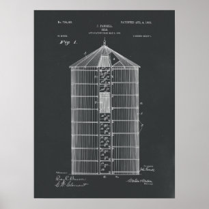 Silo Patent Print Poster