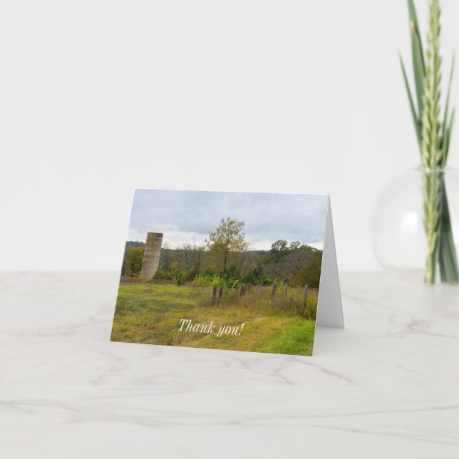 Silo Stands Dankeschön Card Dankeskarte (Vorderseite)