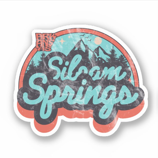 Siloam Springs, Arkansas Sticker (Vorderseite)