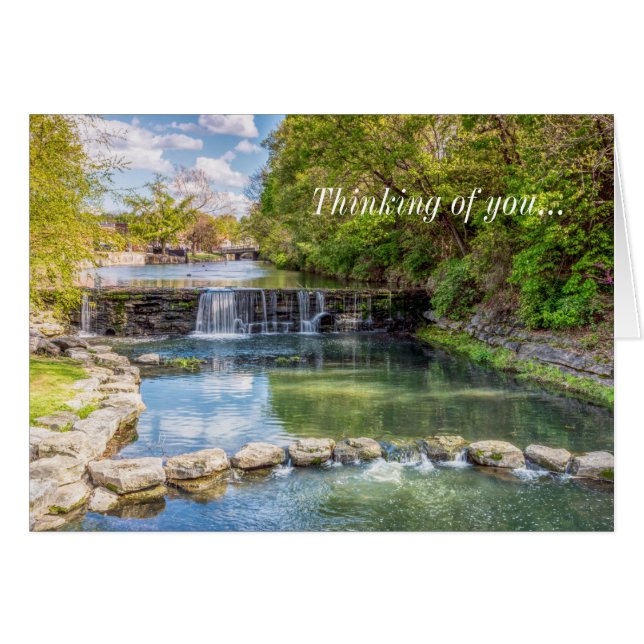 Siloam Springs Sager Waterfall Denken Sie an U-Kar (Vorderseite (Horizontal))