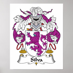 Silva Familienwappen Poster