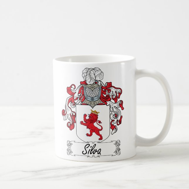 Silva-Familienwappen Tasse (Rechts)
