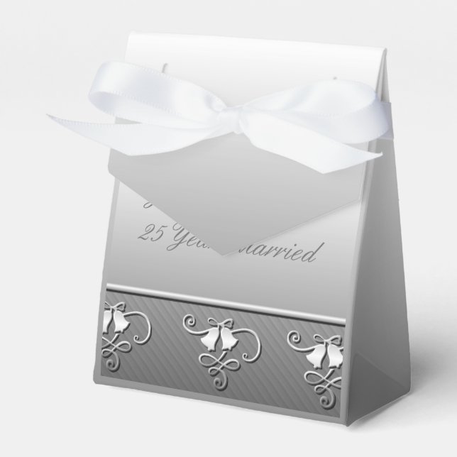 Silver 25. Jubiläum Fvor Box Geschenkschachtel (Vorderseite)