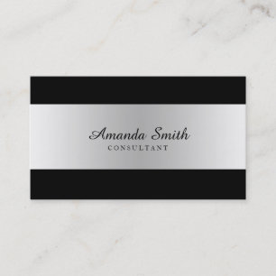 Silver Abzeichen Einfach Elegant Beruflich Visitenkarte