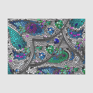 Silver Accents Mosaik Art Seidenpapier