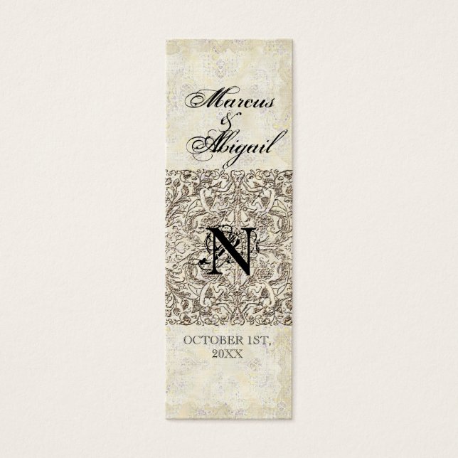 Silver Age of Elegance, Mit Monogramm Gabe Tag (Vorderseite)