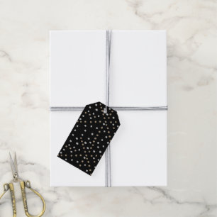 Silver and Gold Polka Dots Geschenkanhänger