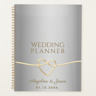 Silver and Gold Wedding Planer