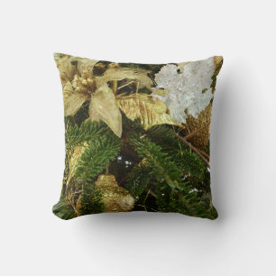 Silver and Gold Weihnachtsbaum II Urlaub Kissen