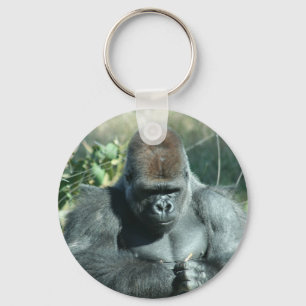 Silver Back Gorilla Schlüsselanhänger
