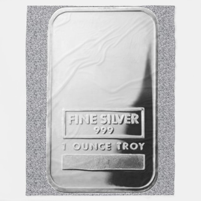 SILVER BAR Fleece Blanket (Vorderseite)