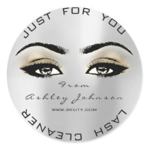 Silver Beauty Glitzer Gold Lash Makeuaner