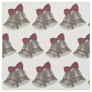 Silver Bells Gray Wedding Anniversary Verlobung Stoff