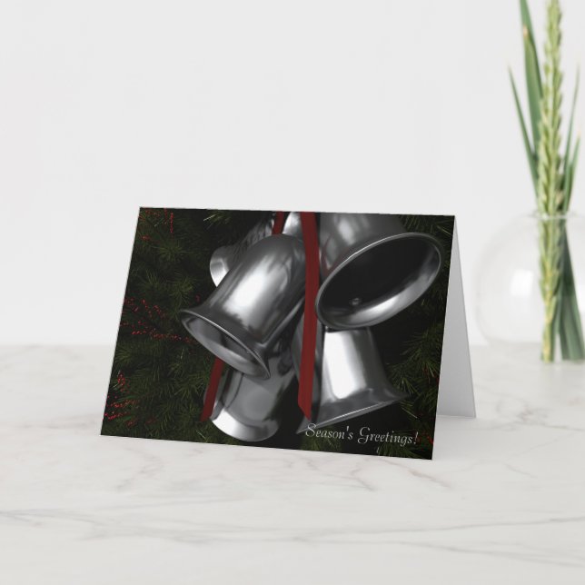 "Silver Bells"-Karte Feiertagskarte (Vorderseite)