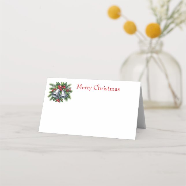 Silver Bells Platzkarte (Vorderseite)