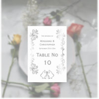 Silver Bells Scrollwork Design Wedding