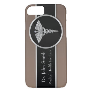 Silver Beruflich Medical Caduceus Case-Mate iPhone Hülle