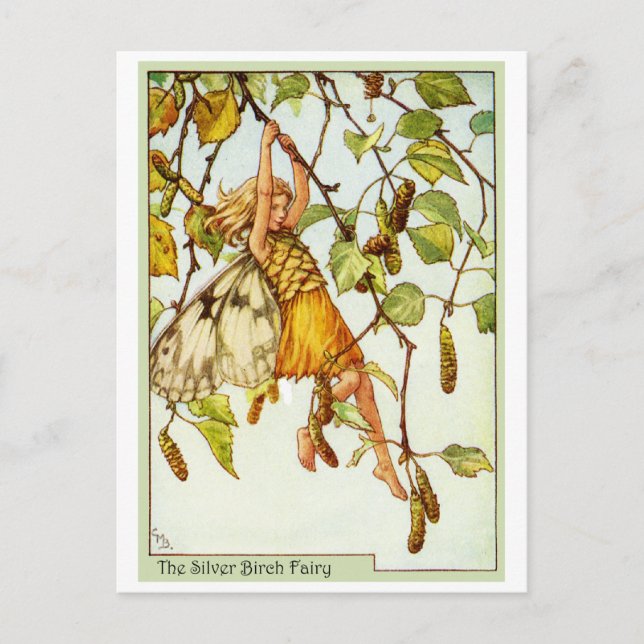 Silver Birch Fairy Postkarte (Vorderseite)