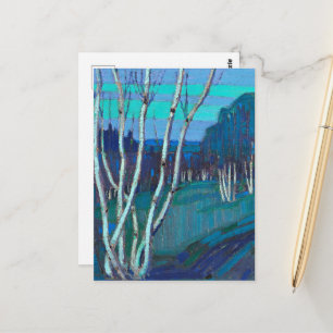 Silver Birches, beliebtes Kunstwerk von Tom Thomso Postkarte
