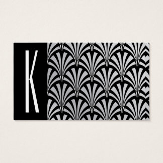 Silver & Black Art Deco