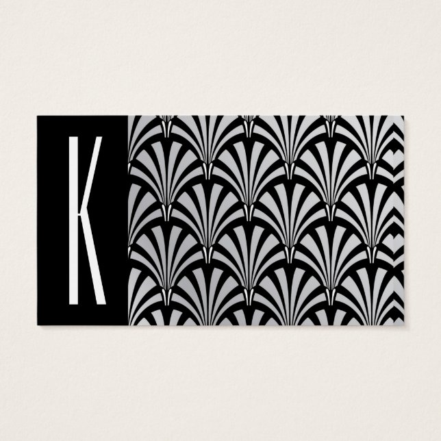 Silver & Black Art Deco (Rückseite)