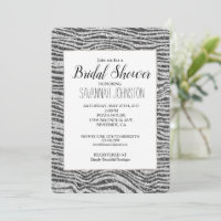 Silver Black Glitzy Zebra Print Glitzer