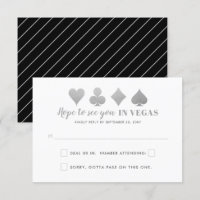Silver Black Las Vegas Wedding Sign Funny Wording