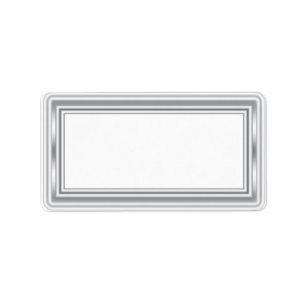 Silver Blank Address Labels Adressaufkleber