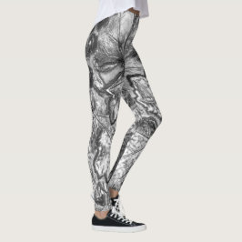 SILVER BLÄTTER LEGGINGS