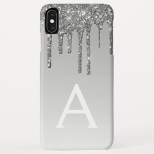 Silver Bling Luxus Sparkle Glitzer Monogramm Case-Mate iPhone Hülle
