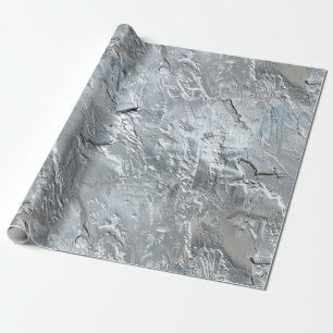 Silver Blue Geschenkpapier