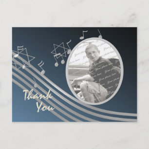 Silver Blue Music im Air-Foto Postkarte