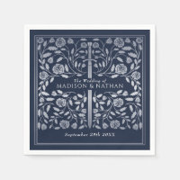 Silver Blue Royal Medieval Gold Sword Wedding