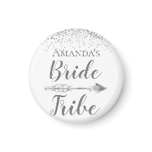 Silver Boho Bride Stamm Personalisiert