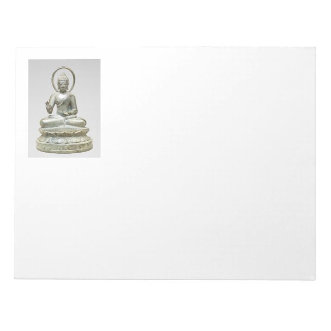 Silver Buddha Fine Art Fotografy Notizblock (Vorderseite)