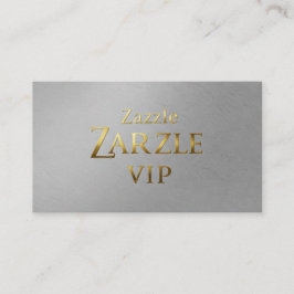 Silver Business Card Custom Visitenkarte