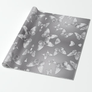 Silver Butterfells Wildlife Lovers Geschenkpapier