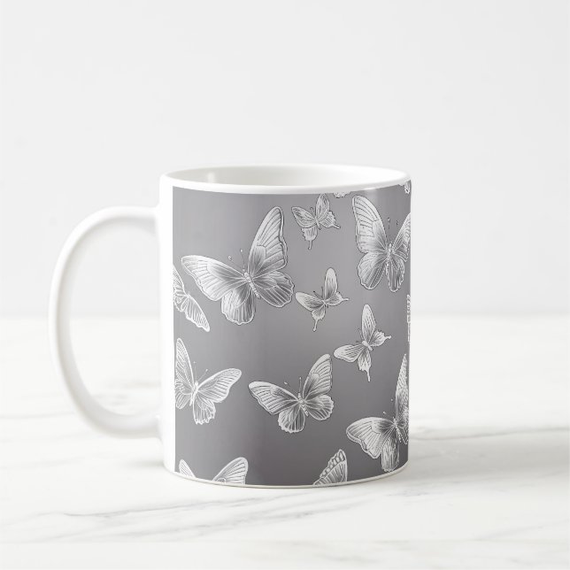 Silver Butterfells Wildlife Lovers Kaffeetasse (Links)