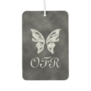 Silver Butterfly & Velvet Personalisiert Autolufterfrischer