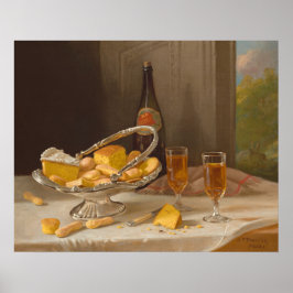 Silver Cake Basket - John Francis Fine Art Poster