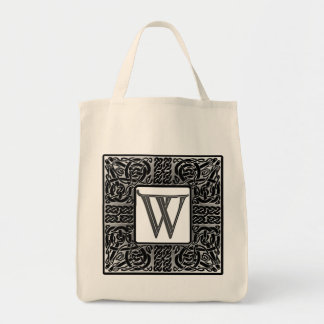 Silver Celtic "W" Monogram Tragetasche