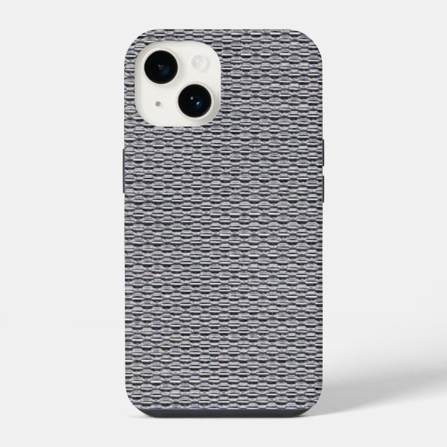 Silver Chainmaille iPhone Hülle (Rückseite)