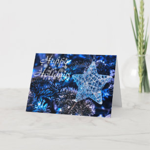 Silver Christmas Star von Bethlehem Ornament Feiertagskarte