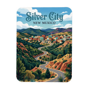 Silver City USA Magnet