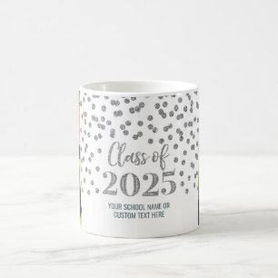 Silver Class of 2025 Coffee Tasse