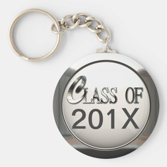 Silver Class of... Jahr hinzufügen, Schlüsselanhän Schlüsselanhänger (Vorne)