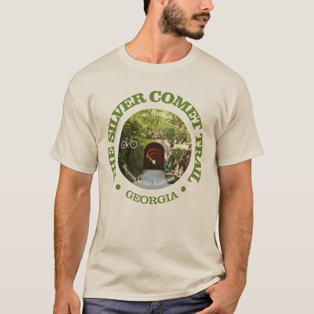 Silver Comet Trail (cycling c) T-Shirt (Vorderseite)