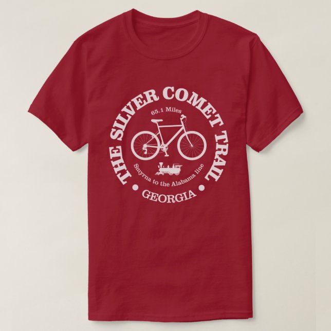Silver Comet Trail (cycling) T-Shirt (Design vorne)
